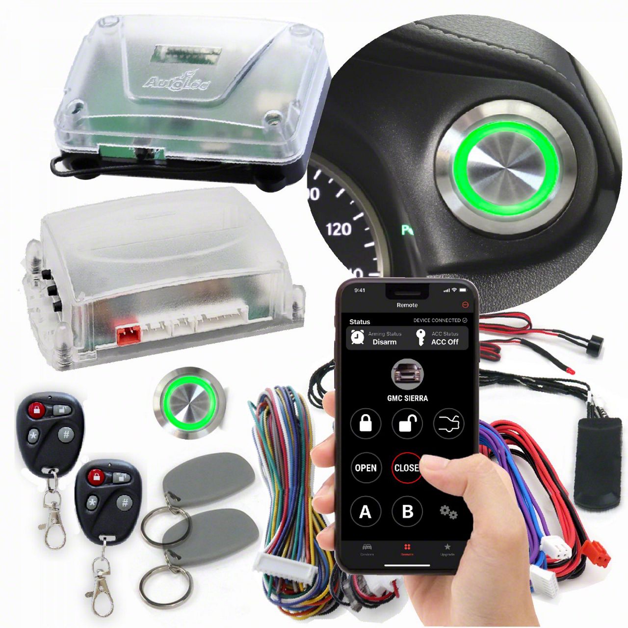 Jeep Remote Start, Keyless Entry, & Alarm