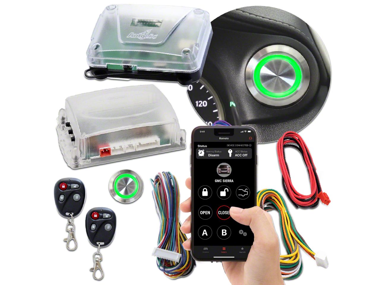 Jeep Remote Start, Keyless Entry, & Alarm 2007-2018 JK